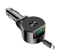 CGEAMDY Caricabatterie Auto Accendisigari, Caricatore Auto USB Caricabatteria Autos Accendisigari Ricarica Rapida, Trasmettitore FM Bluetooth, Adattatore Bluetooth Auto Trasmettitore FM Autoradio