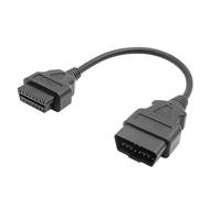 CGEAMDY Cavo Adattatore OBD2, Cavo di Estensione OBD2 Connettore, 16 Pin Cavo Adattatore Diagnosi OBD2 per Auto, 16 Pin Spina a Presa Diagnostica Adattatore Cavi di Estensione OBDII(1.5m)