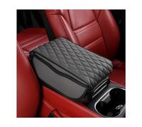 CGEAMDY Cuscinetto in Pelle per Bracciolo Auto, Cuscino Impermeabile Del Cuscino Della Console Centrale, Tappetino per Il Bracciolo in Schiuma Di Memoria Della Console Centrale Dell'auto(Grigio)