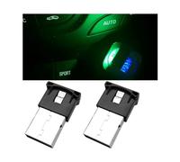 CGEAMDY Illuminazione Ambientale USB per Auto, USB Illuminazione Atmosfera Luce Set Decorazione Interna, USB LED RGB Luminosità Regolabile Auto, Illuminazione Ambientale Modificabile a 8 Colori Auto