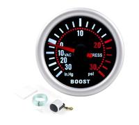 CGEAMDY Indicatore Pressione Turbo, Misuratore di Pressione Universale Auto Turbo Boost, Turbo Boost Meter Manometro PSI Indicatore Displaym, 52MM 12V Alta Precisione per Automobili Camper Camion