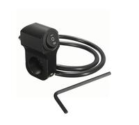 CGEAMDY Interruttore Manubrio Moto, Interruttore Impermeabile Luce Manubrio Moto, Interruttore Resistente Alle Intemperie in Lega Di Alluminio Moto Manubrio per Luce Faro Freno Nebbia(Nero)