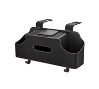 CGEAMDY Organizzatore Multifunzionale per Sedili Posteriori Dell'auto, Organizer Auto per Sedile Posteriore Con 2 Portabicchieri, Contenitore per Sedili Auto Organizzatore Con Portabicchieri