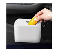 CGEAMDY Pattumiera Portatile Multifunzione con Coperchio, Cestino Impermeabile per Auto, Ufficio, Casa (Bianco)