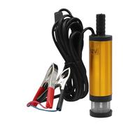 CGEAMDY Pompa Di Trasferimento Del Carburante Diesel, Pompa Del Carburante 12V Inline Pompe Dell'acqua, Pompa Di Trasferimento Del Combustibile per L'automobile Veicoli Diesel O Motoscafo(Oro)