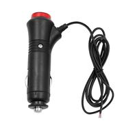 CGEAMDY Spinotto Presa Accendisigari per Auto, Maschio Presa Accendisigari Adattatore, 12V 24V Maschio Spina Accendisigari, con LED Accendino Adattatore, per Auto, Veicolo, Moto, Barch(1.5M)