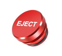 CGEAMDY Tappo Presa Accendisigari, Copertura Antipolvere per Accendisigari Automobilistica, Copri Spinotto per Accendisigari, Tappo Protezione Spina per Veicoli con Spinotti Accessori (Rosso-Eject)