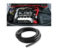 CGEAMDY Universale Tubicino Auto, 6mm Di Diametro Interno 3m Alta Temperatura Tubo Per Vuoto In Silicone, Linea Silicone del Tubo di Vuoto di Sostituzione per Del Veicolo (Nero)