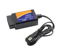 CGEAMDY USB OBDII Connettore a Cavo Rove, USB per Auto V1.5 OBD2 Interfaccia, Cavo Diagnostico Scanner di Interfaccia per PIC18F25K80, Adattatore per Il Reset Guasti Motore del Veicolo Auto Cavo