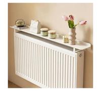 CghhDY Piano Sopra Radiator Bianco, No Fori Prot. Muro 4cm | Antipolvere & Fuliggine, Senza Fori, Angoli Arrotondati, Prof. 15cm (L 40-100)(L 100cm/3.28ft)