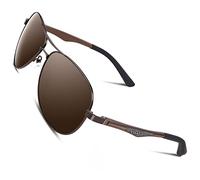 CGID Occhiali da Sole da Uomo Donna Polarizzati Premium Al-Mg Specchio Pilota UV400