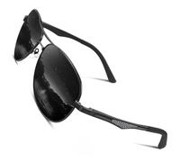 CGID Occhiali da Sole da Uomo Donna Polarizzati Specchio Pilota Stile