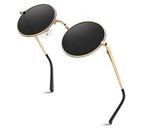 CGID Occhiali da Sole Polarizzati Uomo Donna Classici Retro Stile Rotondi Circolari Tondi Protezione UV