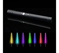 CGJseFH Spada Laser, Spada Laser - da duello Pesante Force FX a LED in Metallo for Adulti, Suono Forte e Luce intensa con FOC for Regali di Natale Halloween
