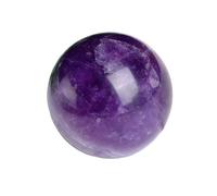 CGKJsdyDE Sfera di Cristallo, Decorazione for Ufficio Domestico, Scrivania da Studio, Sfera di Cristallo Quarzo con Ametista Naturale Sogno Fengshui, Guarigione, Divinazione(6cm)