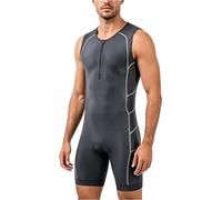 CGLRybO Tuta da triathlon da uomo, a maniche corte, ideale per Ironman Racing Tri Suit