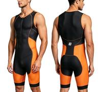CGLRybO Tuta da triathlon da uomo, a maniche corte, ideale per Ironman Racing Tri Suit