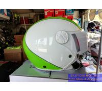 CGM 205L ORLANDO FSA 89 VERDE METAL Casco Demi Jet Bimbi - Bambino - Bambina