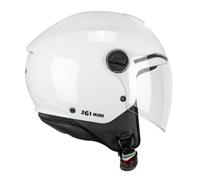 CGMITALIA Casco Junior 261A Mini Mono Aperto Bianco YXS (47 cm)