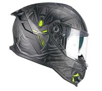 CGM 363S SHOT NIPPO Nero Giallo fluo opaco XL