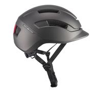 CGM BORGO, Casco da Bici Unisex Adulto, Antracite Satinato, L (59-61cm)