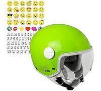 CGM Casco bambino junior demi jet 205A HAVANA Verde, YM