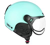 CGM Casco Bici, sci, E-bike, 801A EBI MONO, Celeste opaco, S (55-56cm)
