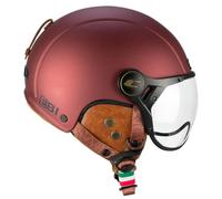 CGM EBI, Casco Sci Unisex Adulto, Bordeaux Satinato, S (55-56cm)
