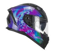 CGM Casco integrale, 311S BLAST JELLY Nero Viola, M (57-58cm)