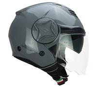 CGM Casco jet, 169A ILLI MONO, Grigio, L (59-60cm)