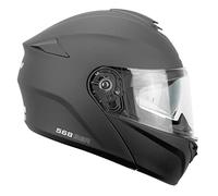 CGM Casco modular, 568A BER MONO Nero opaco, XL (61-62cm)