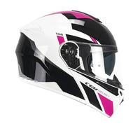 CGM Casco modular, 568S BER SPORT Nero Fucsia fluo, M (57-58cm)