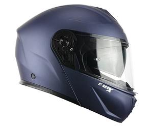 CGM Casco modulare, 569A C-MAX MONO, Blu satinato,S (55-56cm)