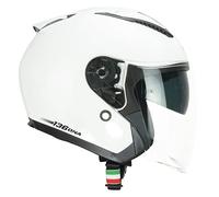 CGM Casco open face, 136A DNA MONO Bianco, S (55-56cm)