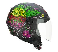 Cgm 167s Flo Joy Long Screen Open Face Helmet Nero M1