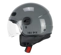 CGM Casco open face, 191A PIX MONO Grigio sagomata, XS (54cm)