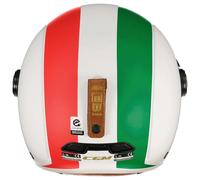 Cgm Casco Urbano 801i Ebi Italia White / Green / Red