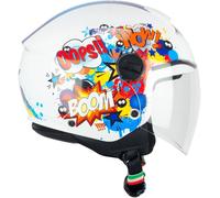 CGM CGM - Casco 261 Mini Blue / Bianco YXL