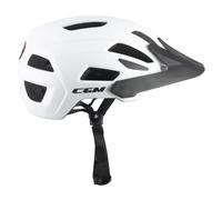 CGM Sentiero, Casco da Bici Unisex Adulto, Bianco Opaco, M (55-58cm)-M (55-58cm)