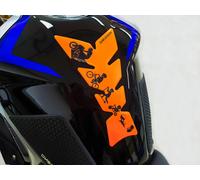 CGMOON21P TANKPAD MATT FLUO ORANGE PROTEZIONI SERBATOIO MORBIDE IN RESINA