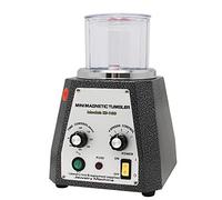 CGOLDENWALL KT-100 - Mini bicchiere magnetico a 4 velocità regolabile/controllo del tempo, per lucidare gioielli, lucidatrice magnetica con crema magnetica e ago magnetico