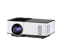 CGOLDENWALL Proiettore HD 1080P Movie Projector Home Theater Projector Wireless Android System Compatibile con TV Stick, HDMI, VGA, TF, AV e USB per Movies Games Educating (Nero e Bianco)