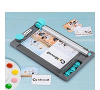 CGOLDENWALL Taglierina per Carta 5-in-1, A4 Tagliapapier per artigianato con scatola (Taglio dritto/tratteggiato/curvo/linee di piega/angoli arrotondati), Ghigliottina per scuola, fai-da-te (A4)