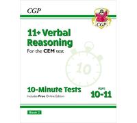 CGP Books 11+ CEM 10-Minute Tests: Verbal Reasoning - Ages (Mixed Media Product)