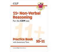 CGP Books 11+ CEM Non-Verbal Reasoning Practice Book & Ass (Mixed Media Product)