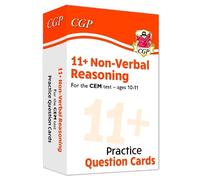 CGP Books 11+ CEM Non-Verbal Reasoning Practice Question Card (Copertina rigida)