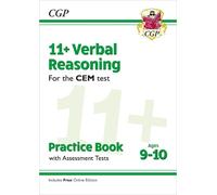 CGP Books 11+ CEM Verbal Reasoning Practice Book & Assessm (Mixed Media Product)