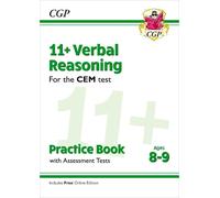 CGP Books 11+ CEM Verbal Reasoning Practice Book & Assessm (Mixed Media Product)