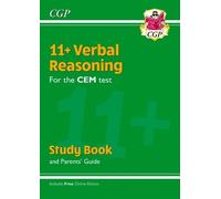 CGP Books 11+ CEM Verbal Reasoning Study Book (with Parent (Mixed Media Product)