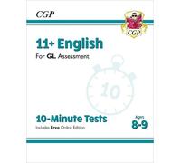 CGP Books 11+ GL 10-Minute Tests: English - Ages 8-9 (with (Mixed Media Product)